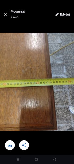 Dębowa komoda ludwikowska