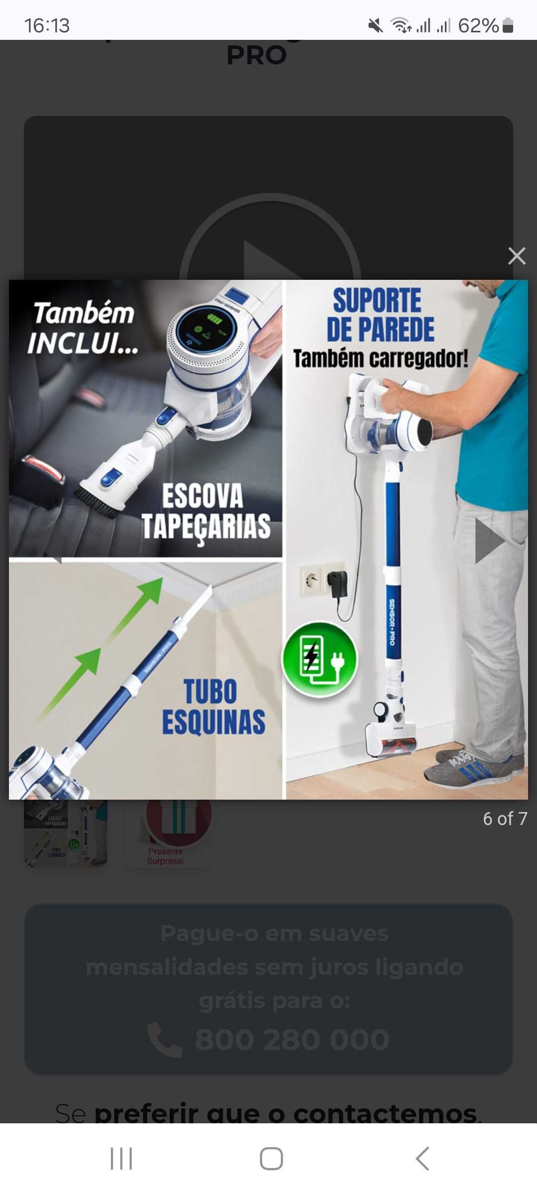 Aspirador inteligente SENSOR PRO