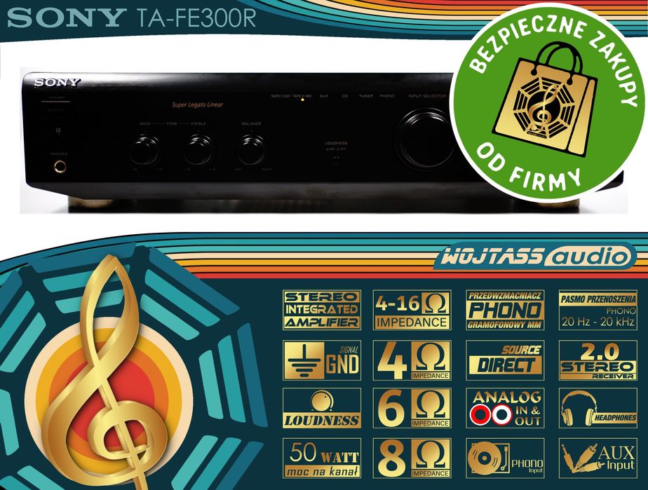 Wzmacniacz stereo SONY TA-FE300R *Phono Loudness SOURCE DIRECT