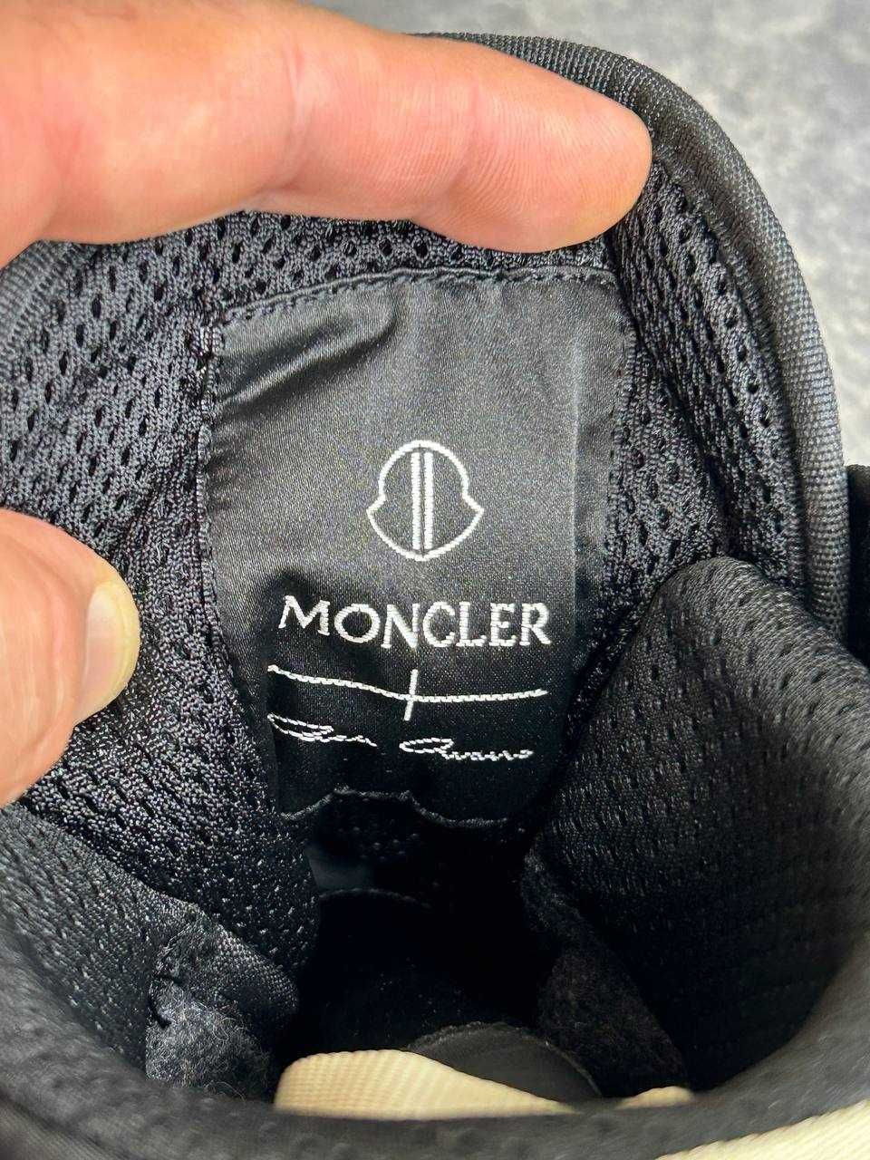 Rick Owens x Moncler AMBER LEATHER SNOW BOOTS - BLACK чоботи чорні