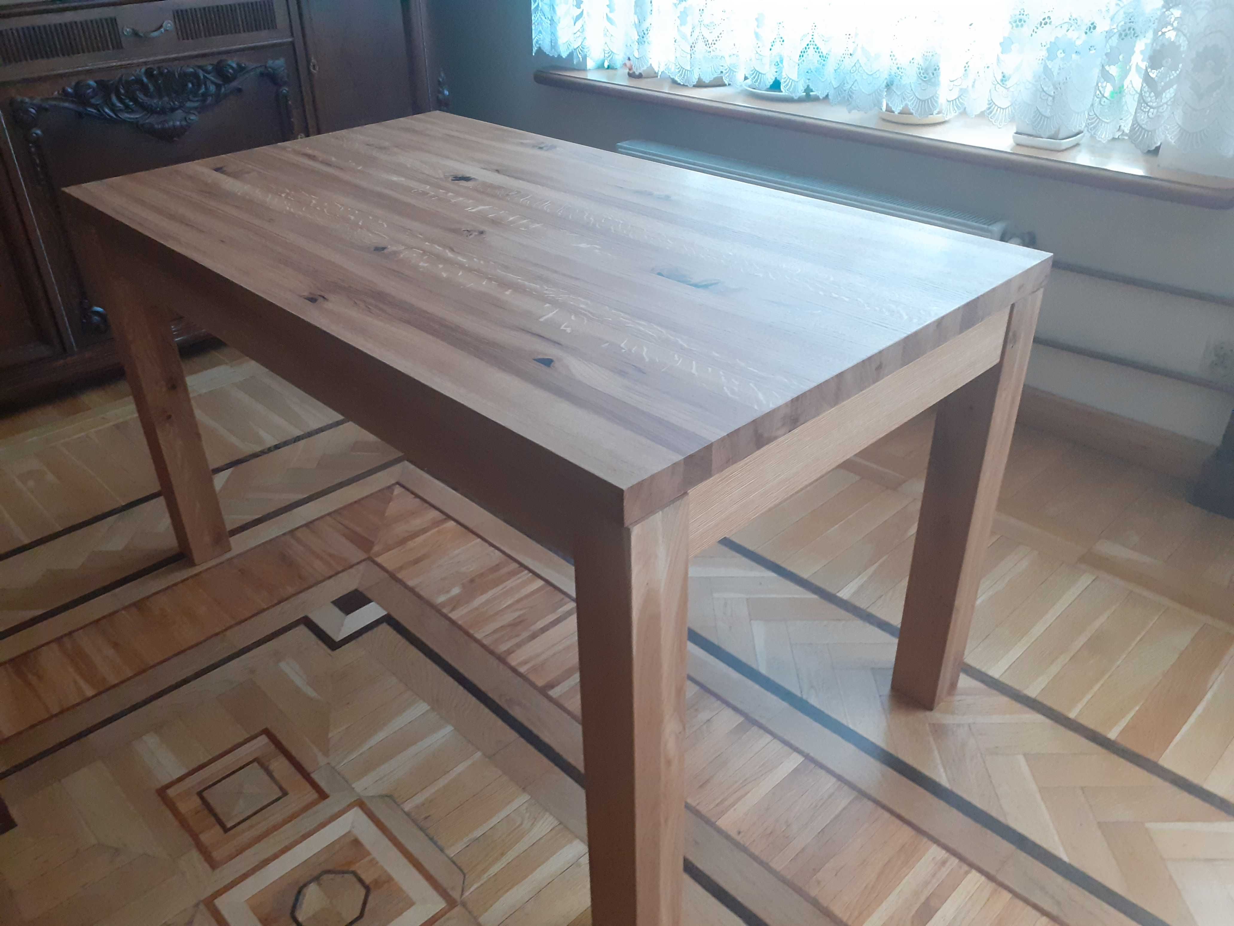 Klasyczny Stół dębowy   drewniany