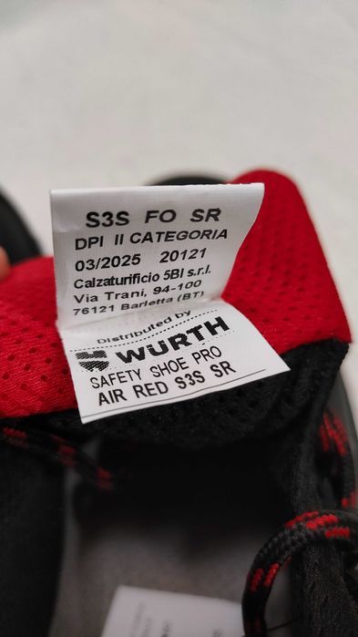 Obuwie robocze buty bhp Wurth Pro Air S3S low 43