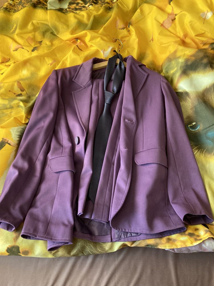Костюм Джокер Уильям Афтон Purple Guy Fnaf Kira Yoshikage jjba косплей