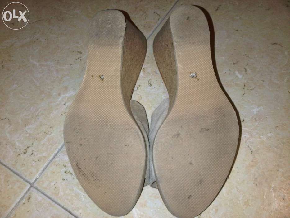 Sandalia em camurça "hera" 36