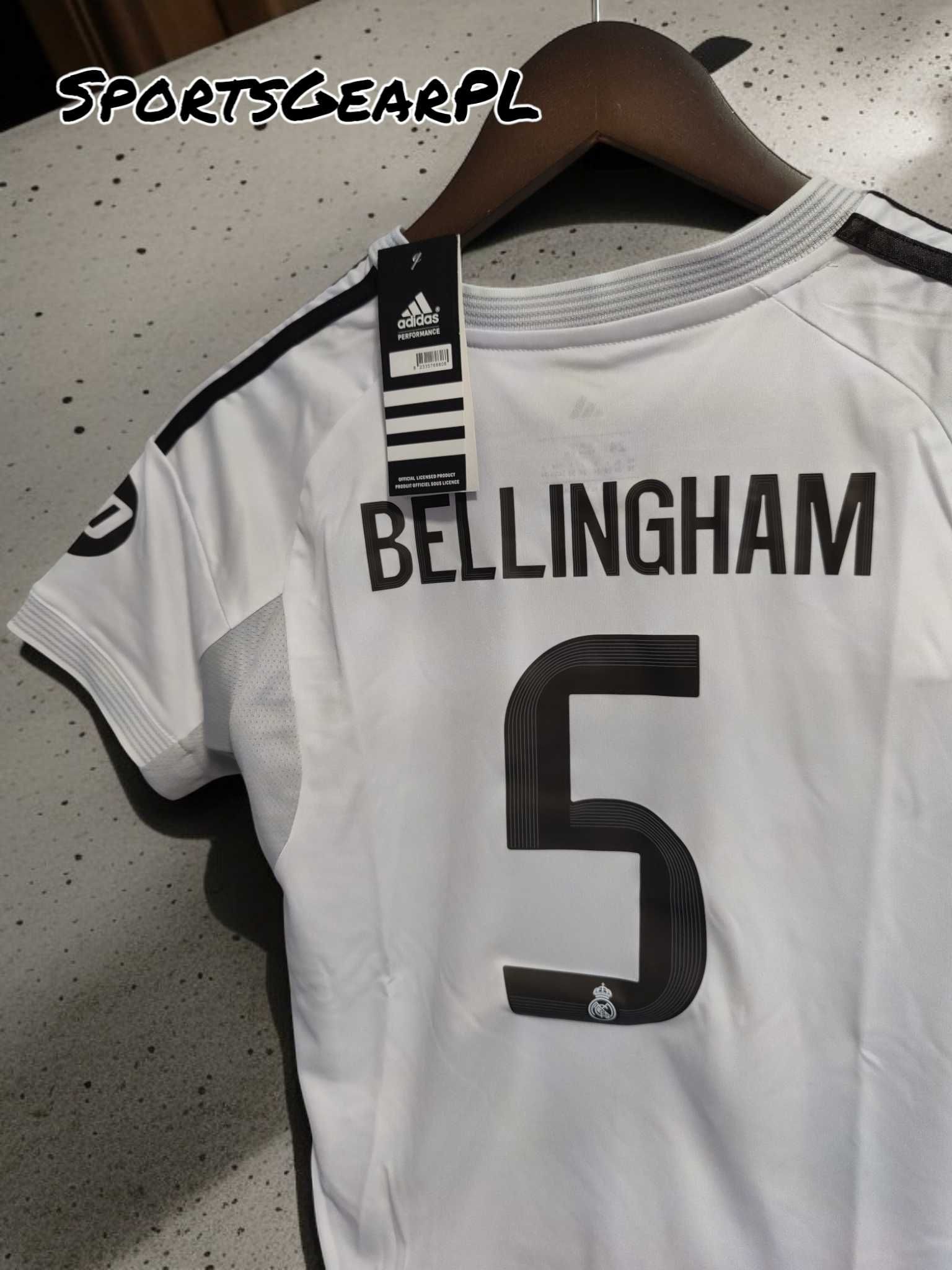 25/26 Bellingham #5 / Vini  Jr. #7 / REAL MADRYT Komplet Dom / Wyjazd