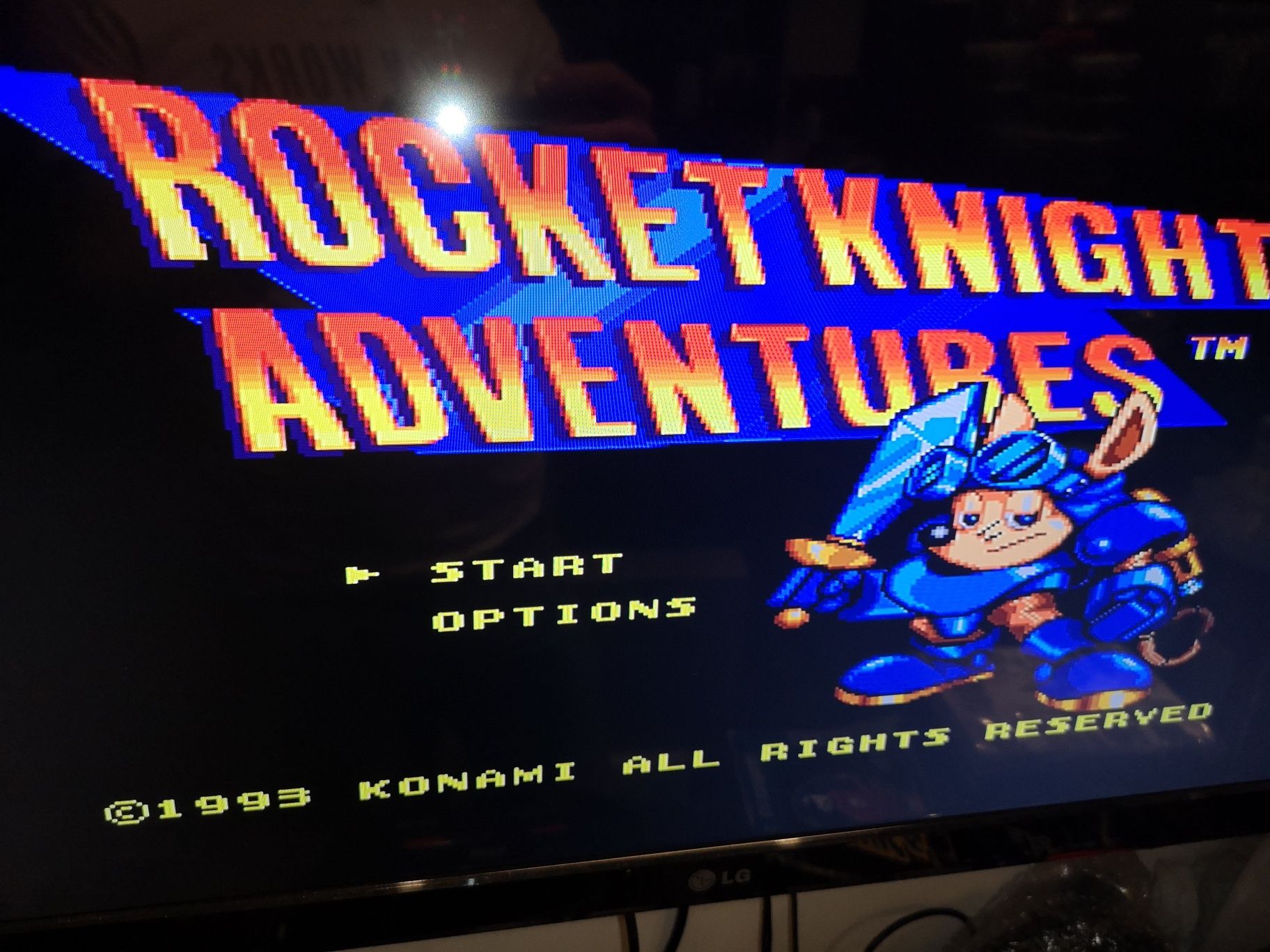 Rocket Knight Adventures SEGA MEGA DRIVE gra (oryginał testowany Box)