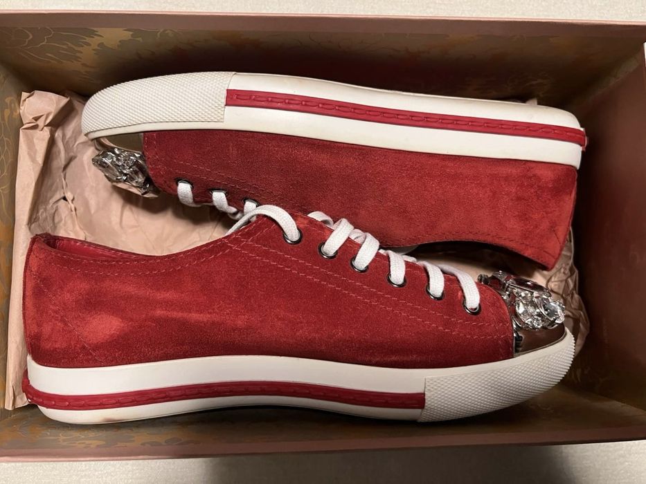 Продам женские кеды Miu Miu 37 размер ОРИГИНАЛ!