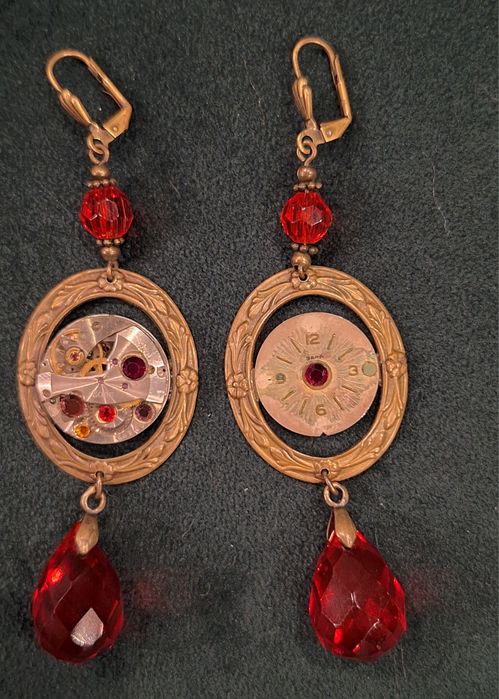 Kolczyki Steampunk