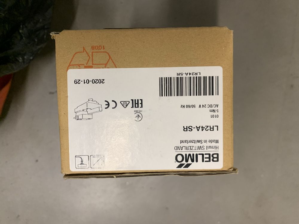 Siłownik LR24A-SR BELIMO 24V AC/DC, 5 Nm, analogowy 0-10V (Tekatech)