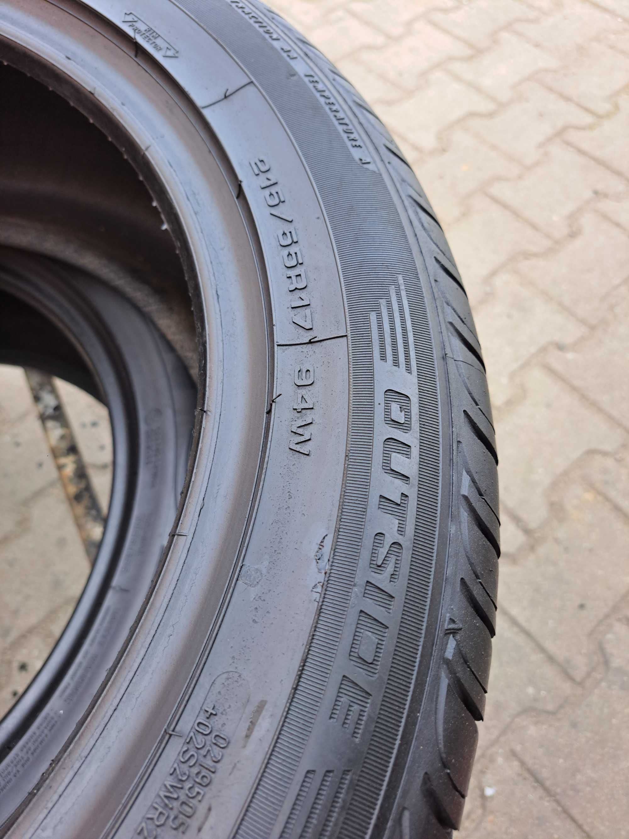 Opona 215/55/17 Pojedyńcza Pojedynka 215/55R17 Dębica Presto UHP
