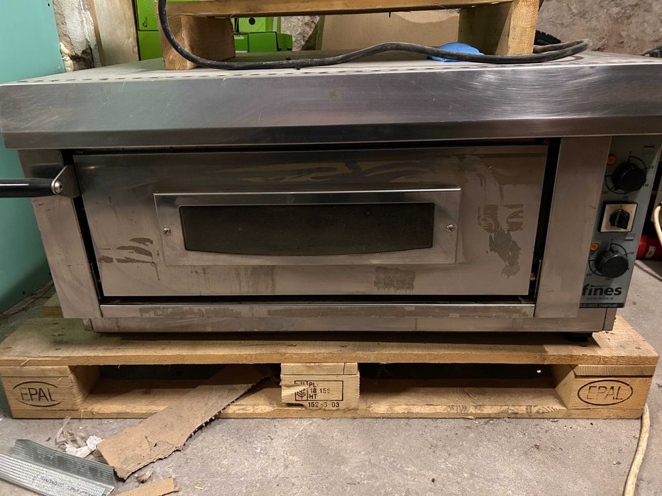 Piec półkowy do pizzy bez podstawy, manual ES660 Fines