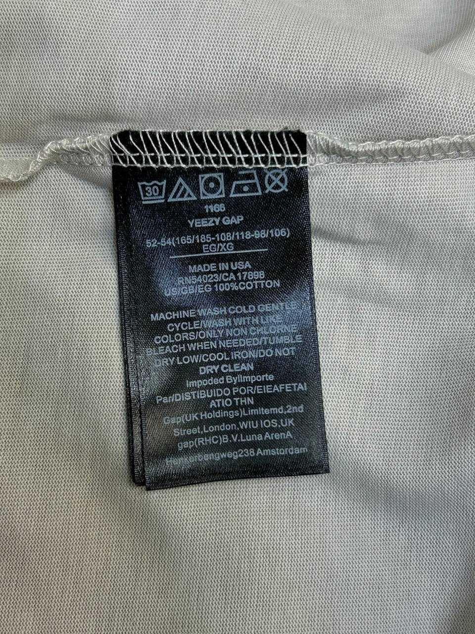 Футболка біла Yeezy GAP BALENCIAGA YZY футболка белая S M L