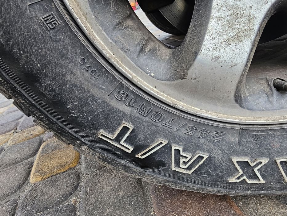 Резина 245/70 r16 колесо радиус 16 opel frontera