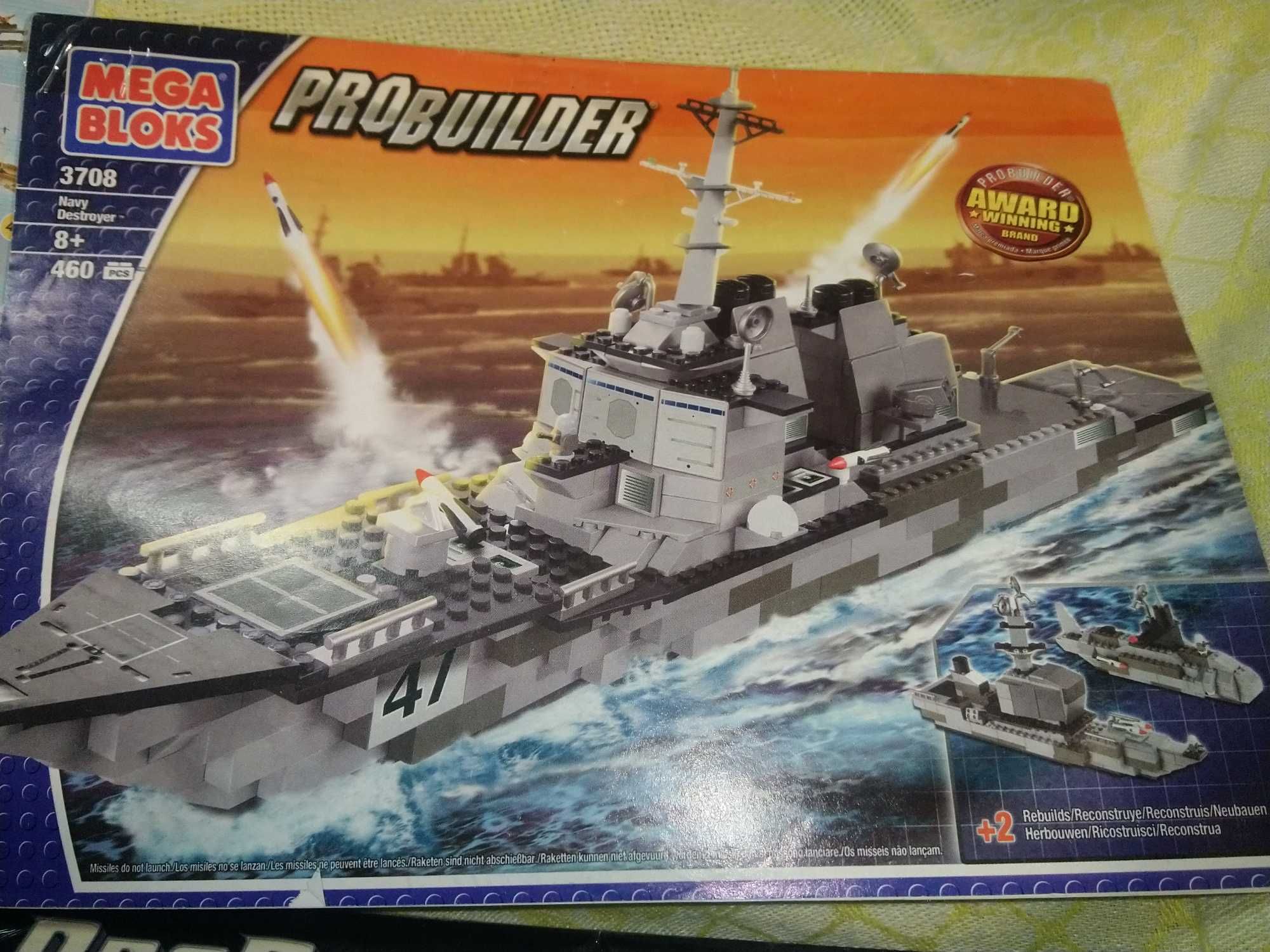 Каталог конструктора MEGA BLOKS Pro Builder FDNY NAVY Destroyer