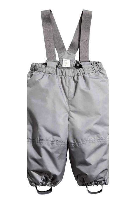 H&M__Spodnie OUTDOOROWE na szelkach__4-6 M na 68cm NIETRAFIONY PREZENT