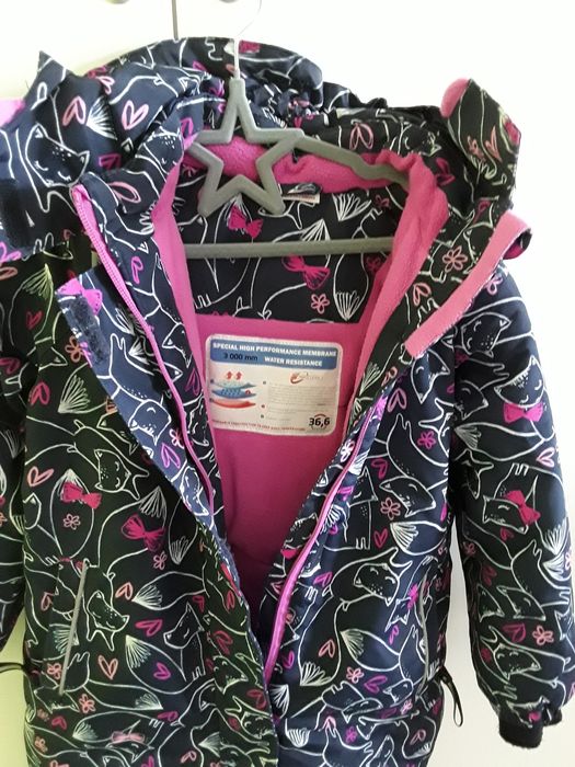 Зимовий комбінезон дитячий для дівчинки