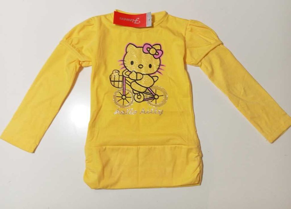HELLO KITTY Bluzeczki / tuniki 8 kolorów, nowe