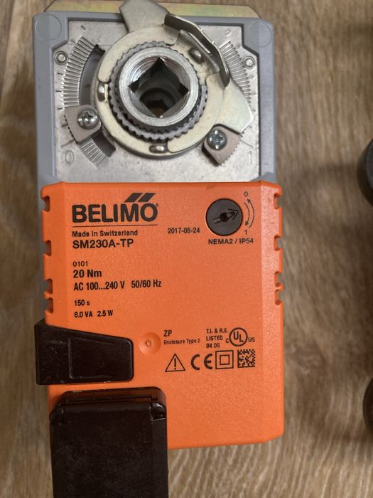 Клапан, кран з приводом Belimo d650n