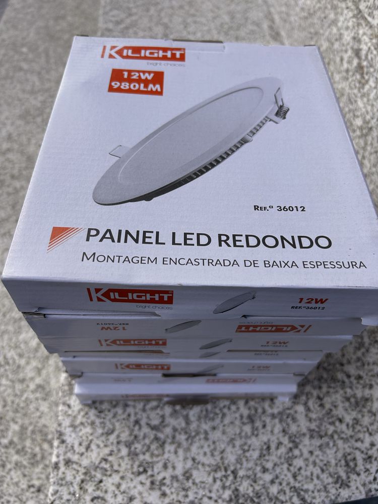 Painel led 12w novo