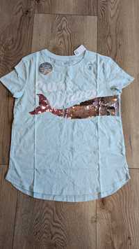 T-shirt koszulka dziewczęca Gap cekiny syrena rozmiar XL 152-158 nowa
