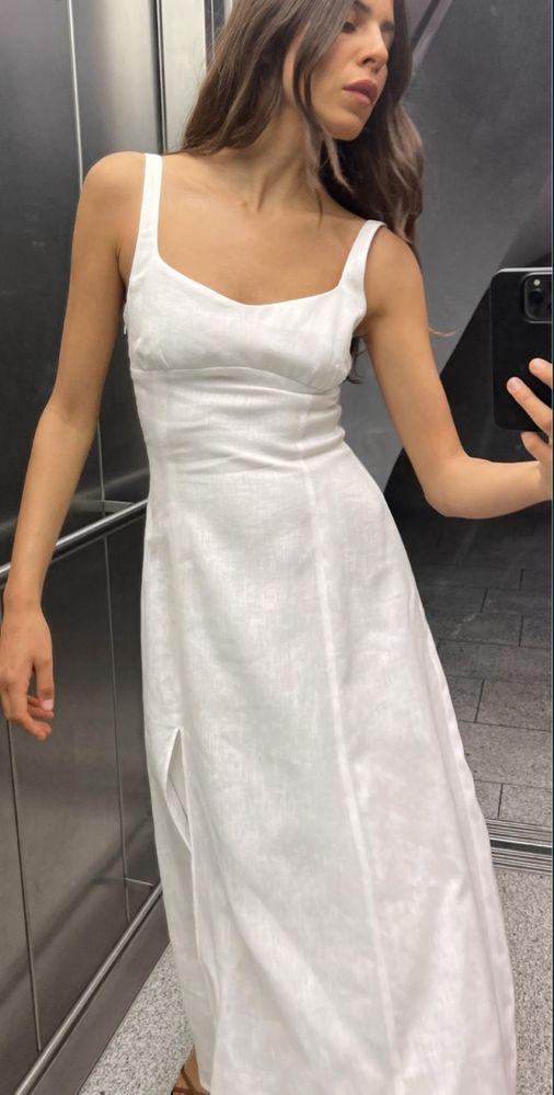 Льон плаття Zara
