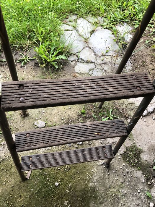 Drabina stalowa masywna