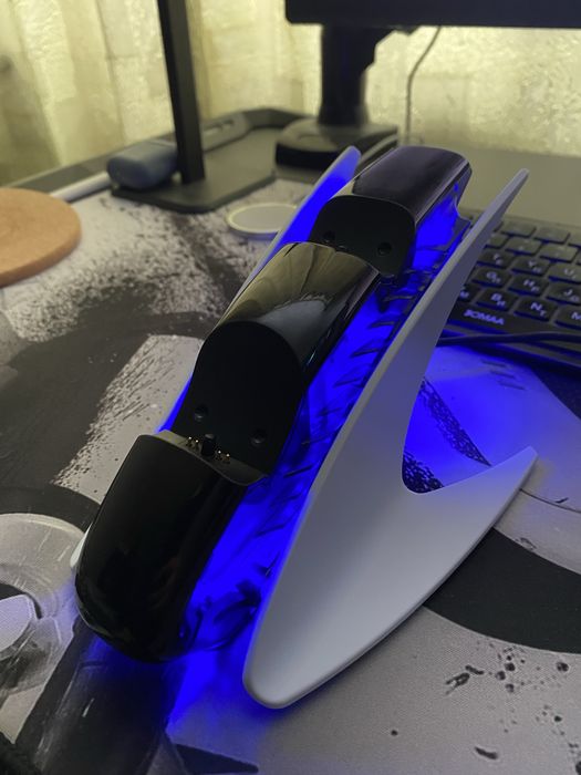 Зарядна станція для PS5 DualSense для двох джойстиків (геймпадів)