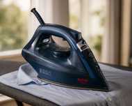 SZYBKIE Żelazko Tefal Virtuo Parowe 2000W Uderzenie Pary Granatowe