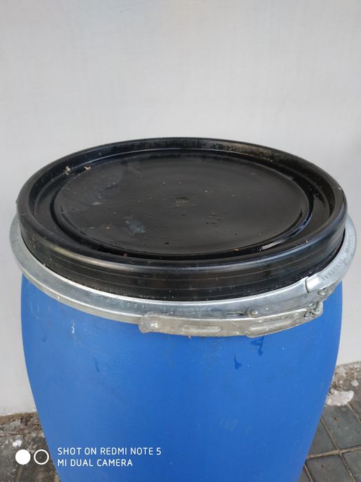 Beczki 120l kompletne dekiel +obejma tanio