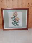 Quadro rosas feito à mão