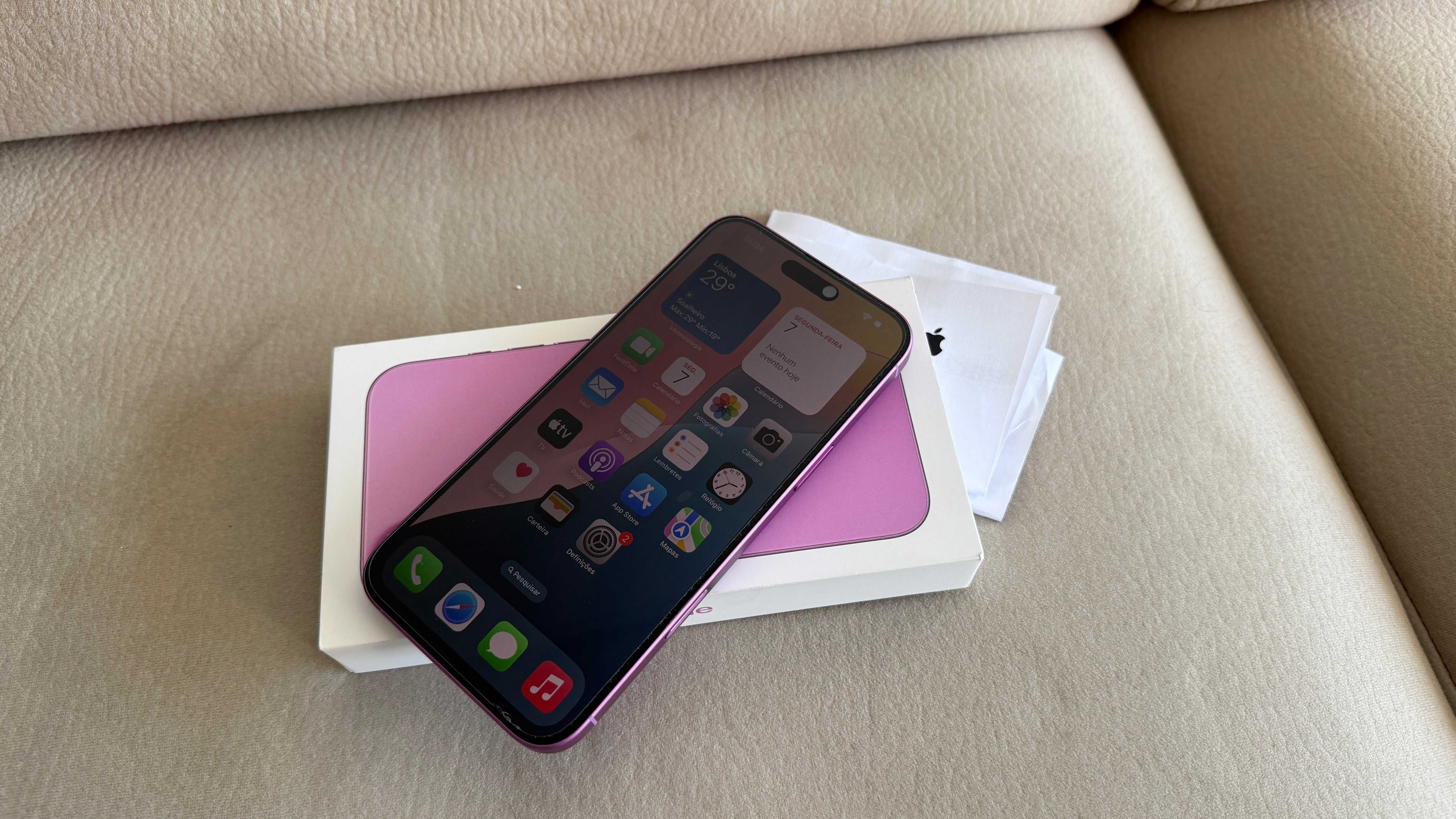 Vendo troco iPhone 16 Plus 256Gb Rosa C/Fatura e Garantia Apple