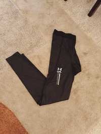 Under Armour legginsy kolor czarny rozmiar L sport