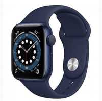 Apple Watch Series 6 40mm Blue Aluminum Case with Deep Navy Sport