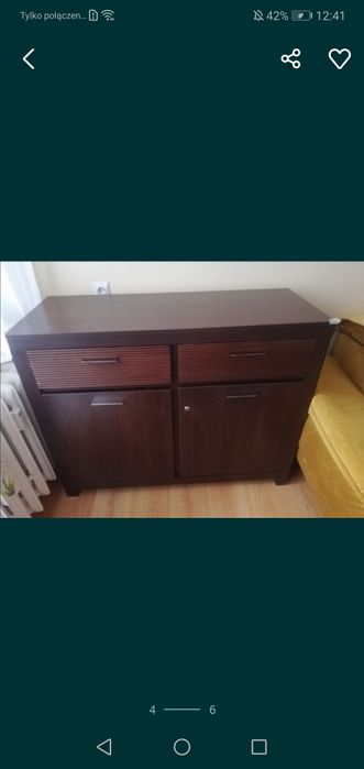 Komoda, kolor wenge, pojemna