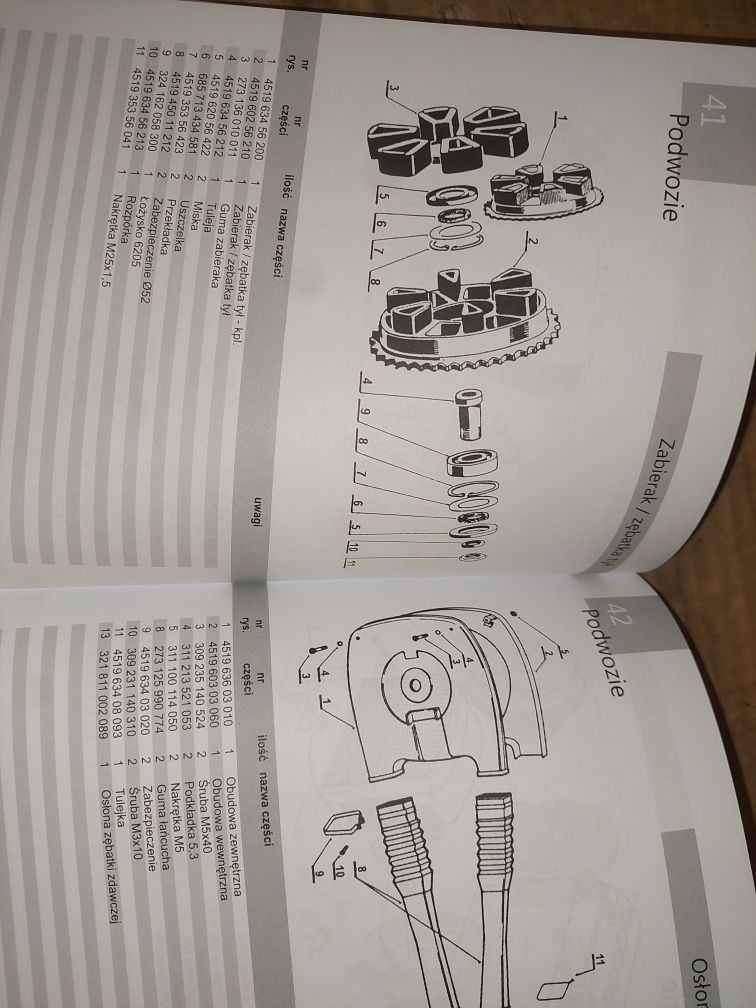 Sprzedam instrukcje obsługi katalog czesci rama silnik jawa 350 ts