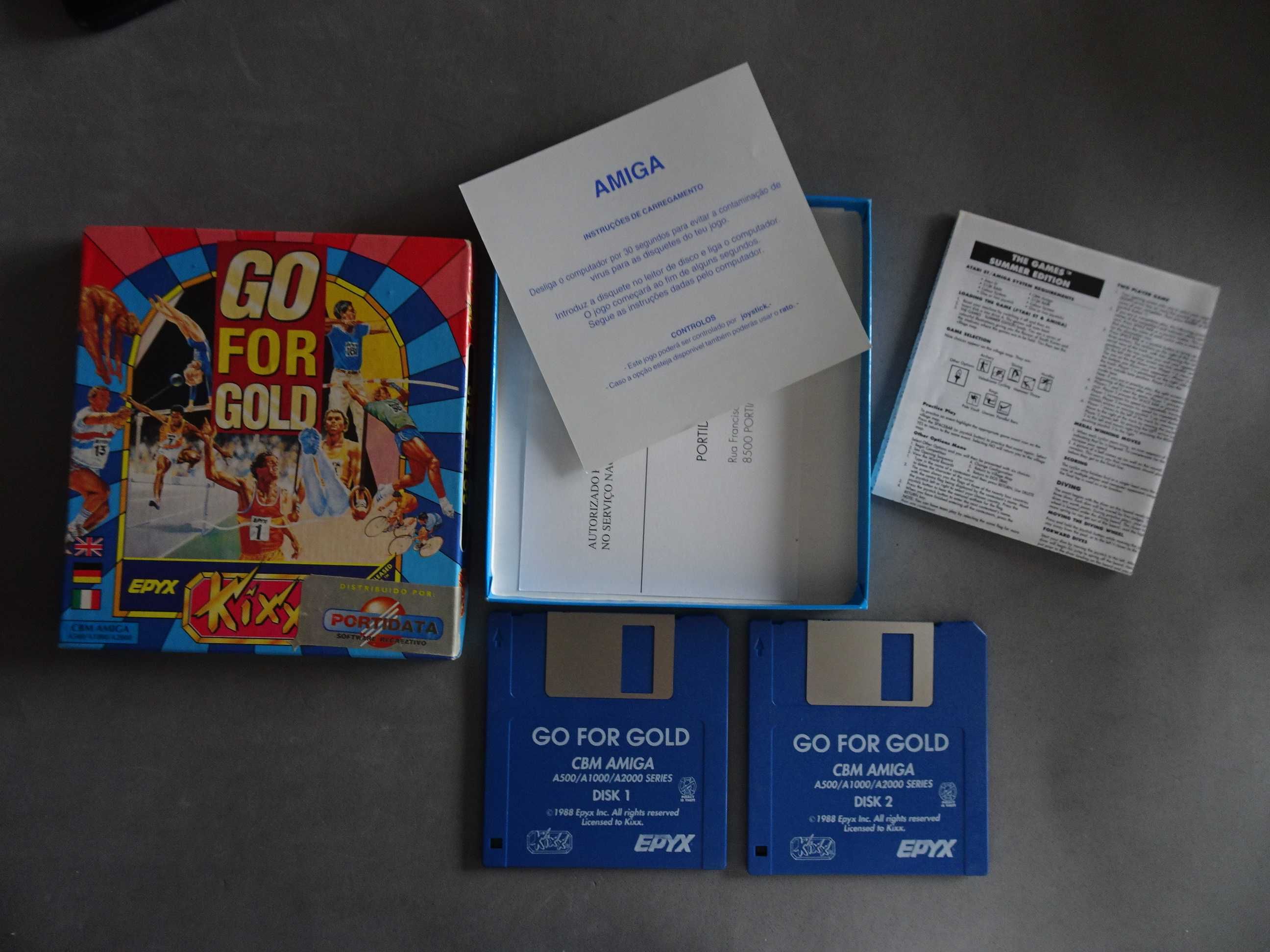 Jogo Commodore Amiga Go For Gold