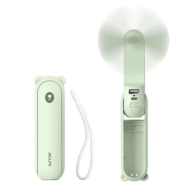 Mini wentylator Jisulife Handheld Fan Life8 przenośny wiatraczek USB z