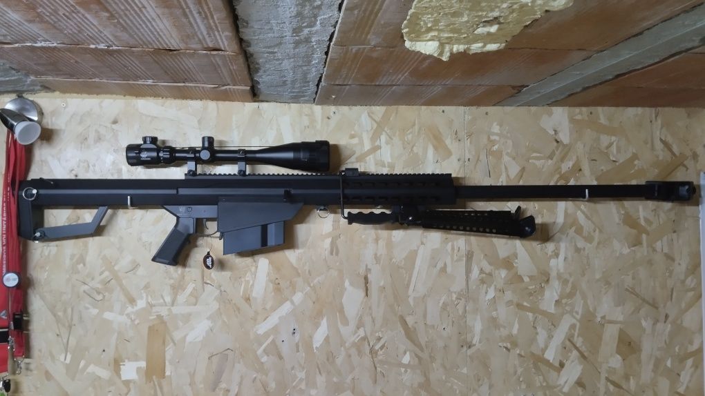 Airsoft Full Metal Snow Wolf 50 Cal. Elétrica (NOVA)