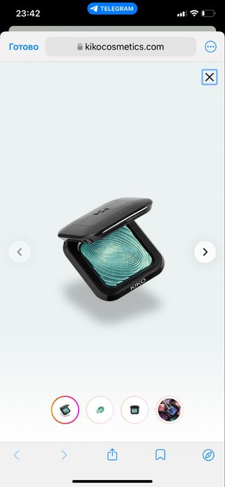 Набір тіні для очей kiko