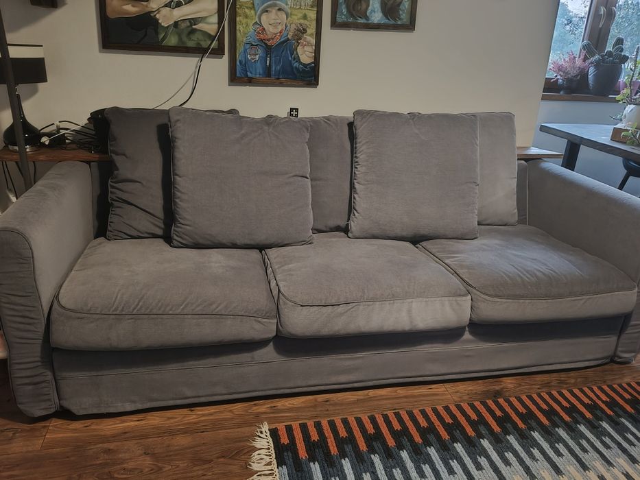 Ikea GRÖNLID sofa kanapa 3-osobowa nie rozkładana gratis uszak
