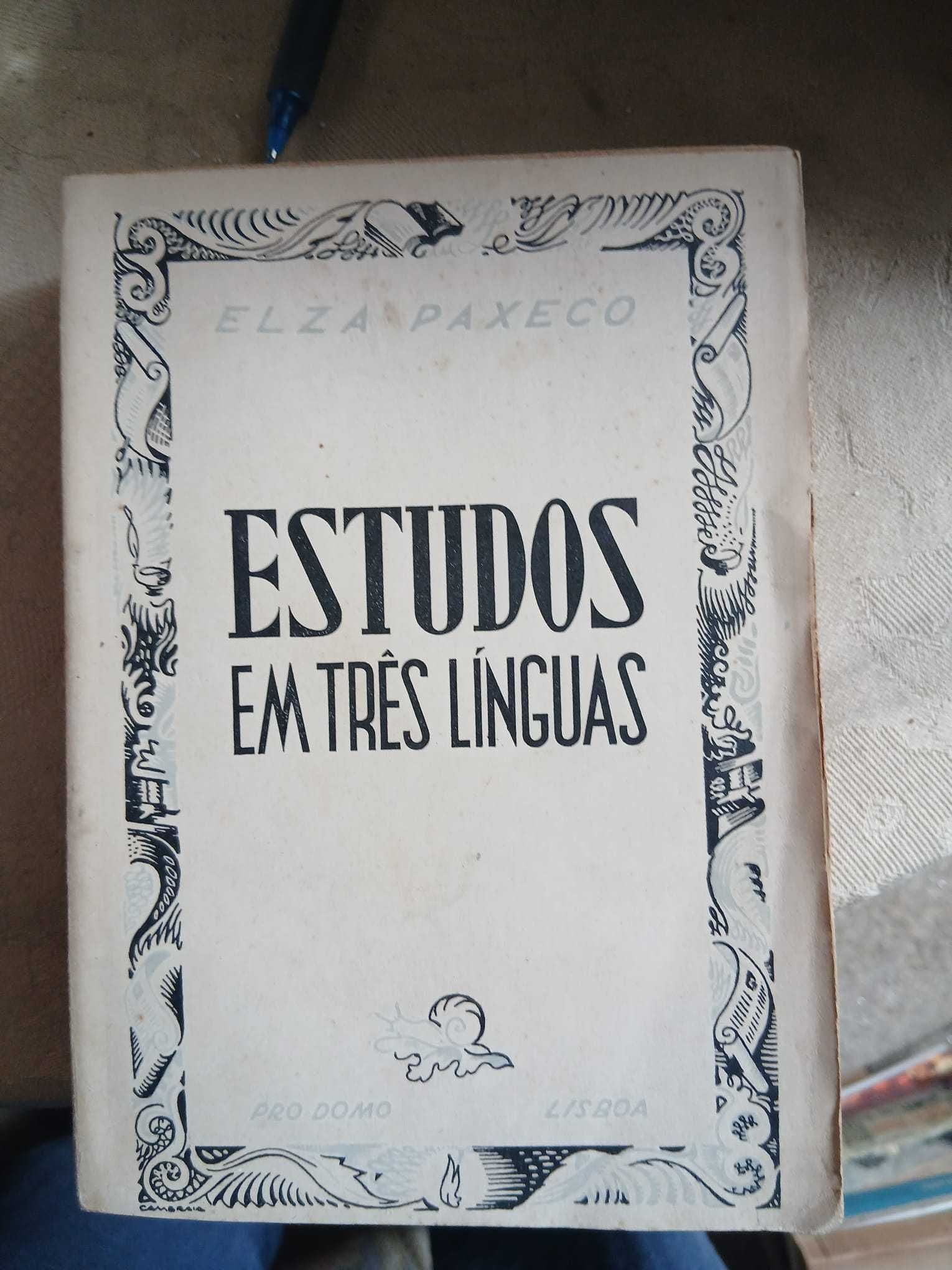 Elza Paxeco, Estudos em Três Línguas