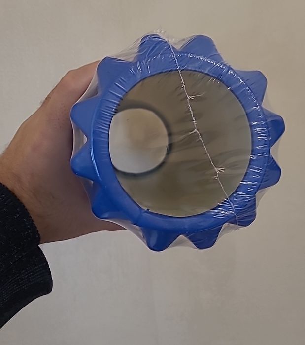 Валик массажный с выемкой для позвоночника 33*12 см валик масажний