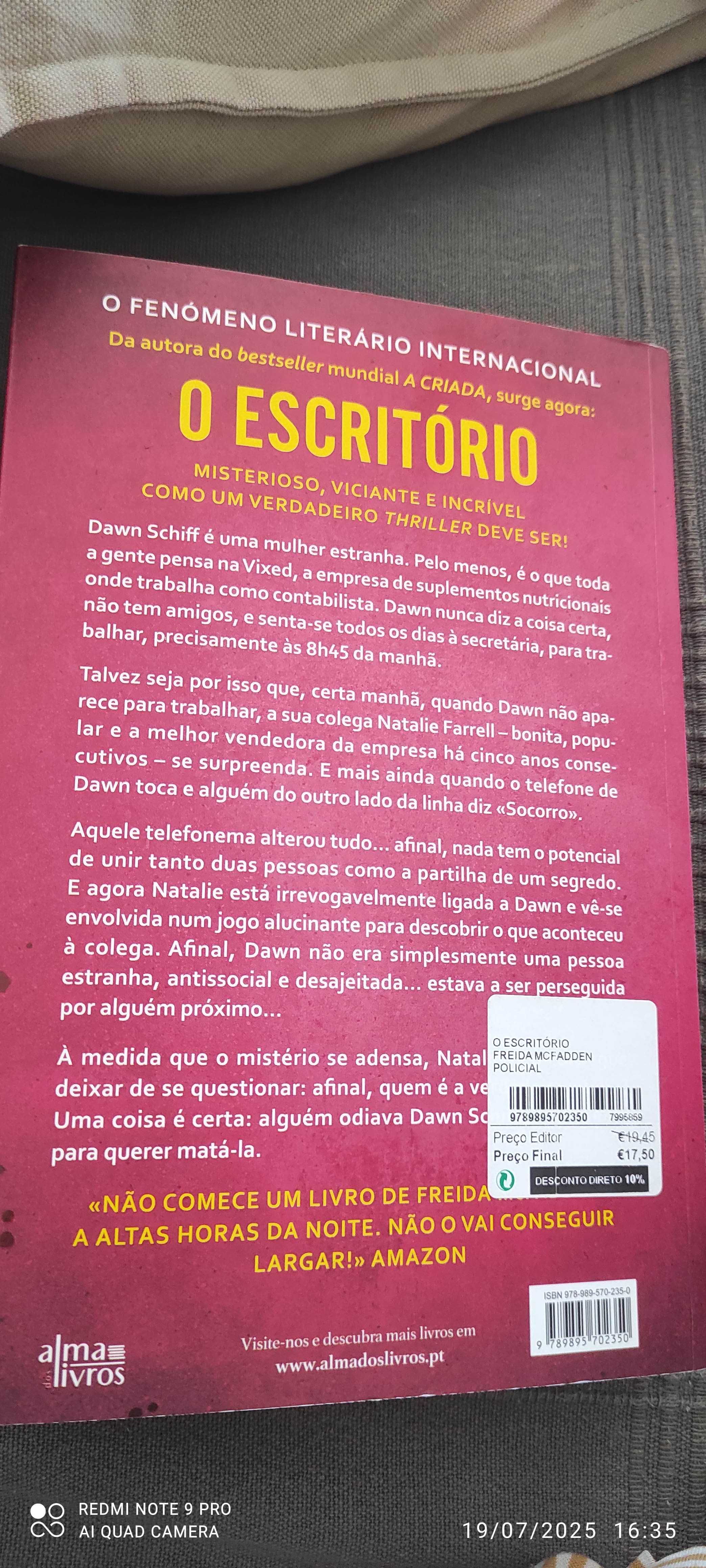 Vendo livro " O escritório"