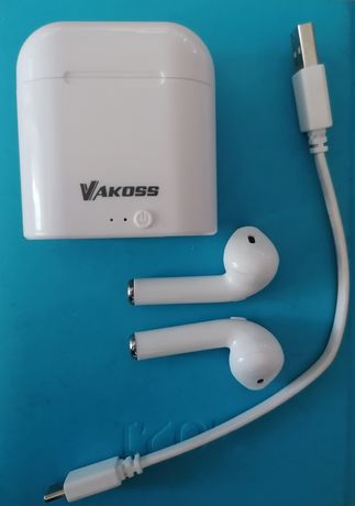 słuchawki bezprzewodowe douszne bluetooth vakoss
