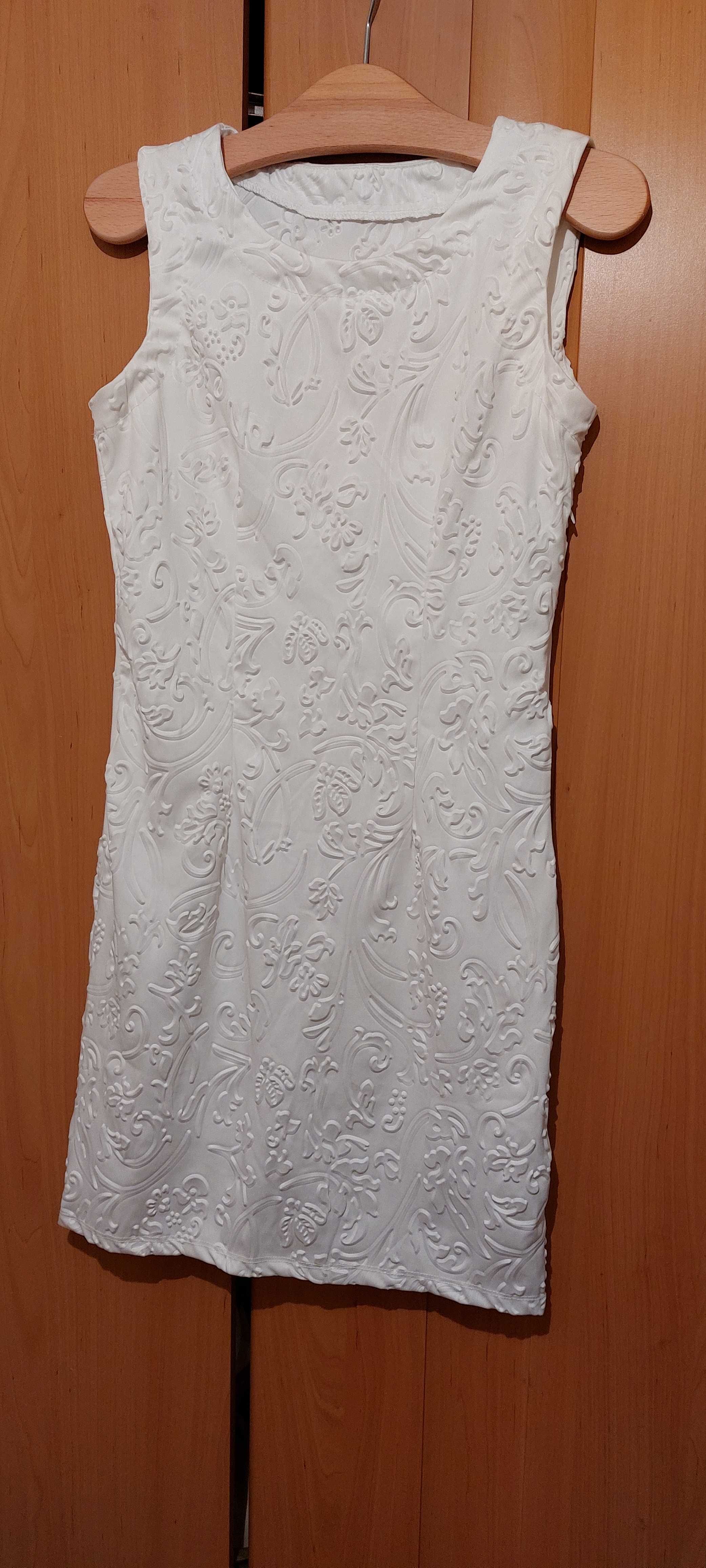Sukienka biała, nowa