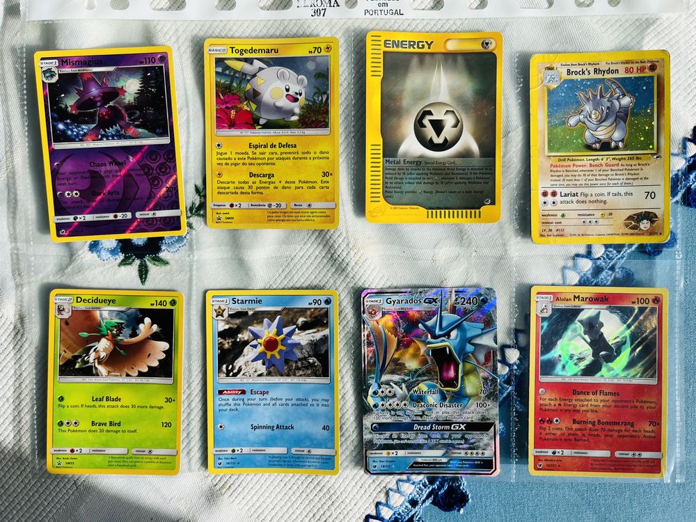 Cartas pokemon antigas