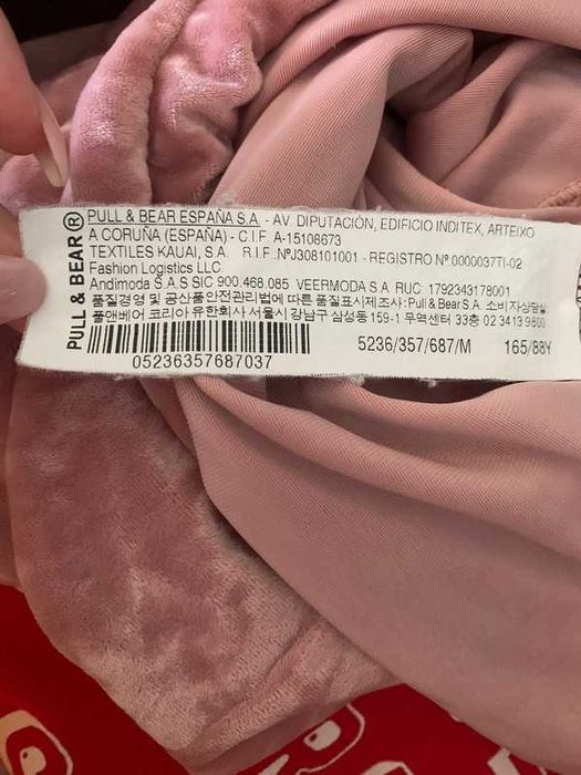 Camisola de manga curta rosa claro Pull&Bear
