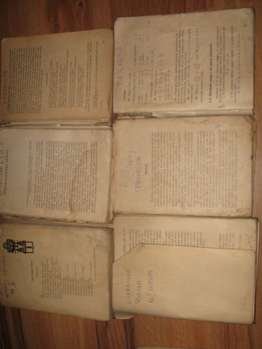 Stare książki szkolne prl unikaty retro -tanio