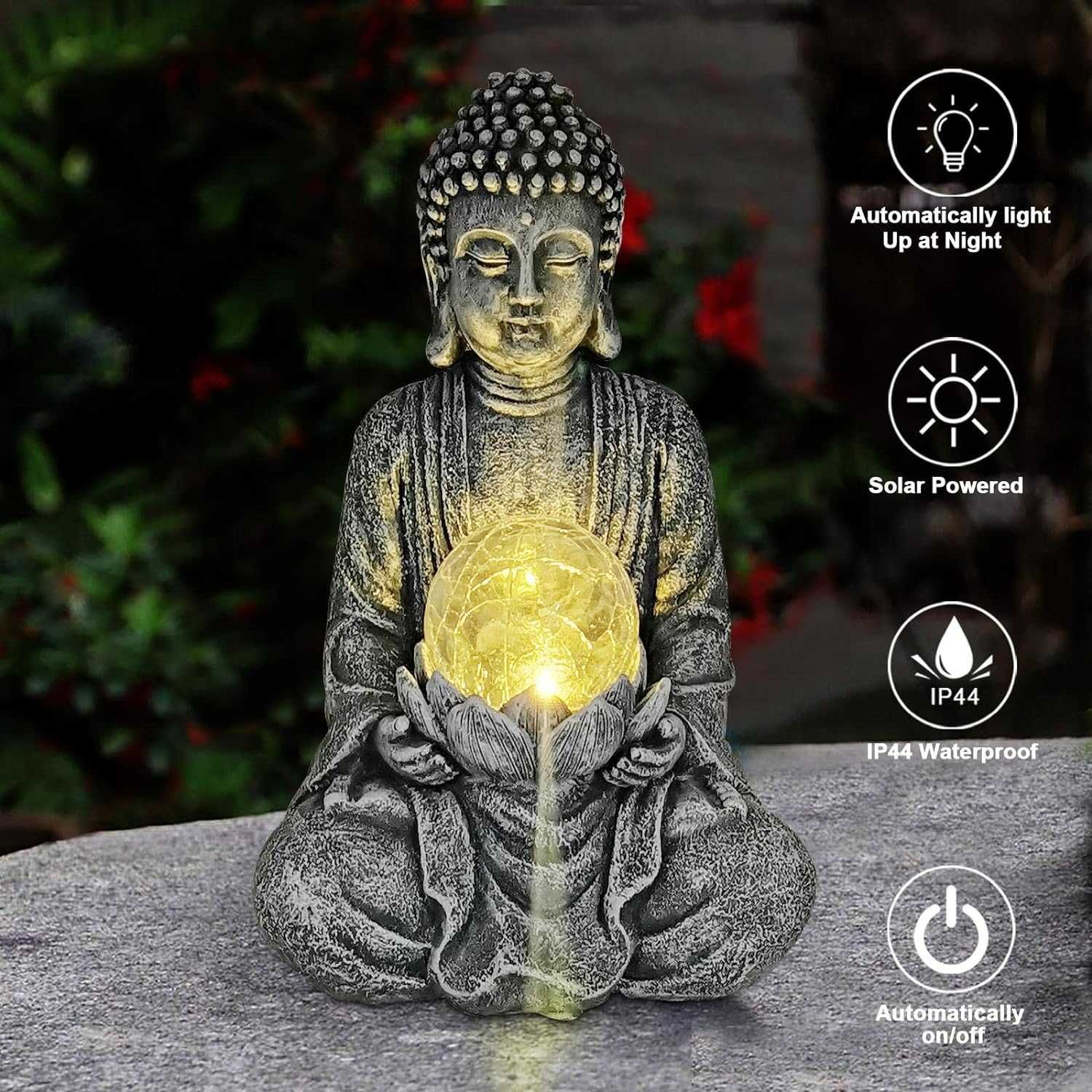 Lampa solarna budda