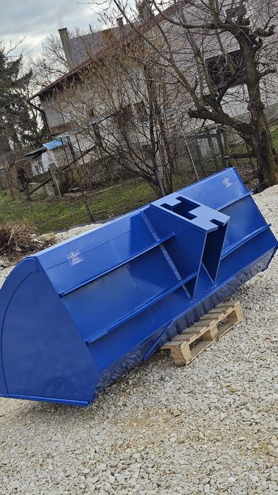 Łyżka szufla 220cm OBJĘTOŚCIOWA mocowania do tura ładowaczy koparki